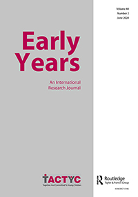Cover image for Early Years, Volume 44, Issue 2