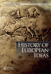 Cover image for History of European Ideas, Volume 50, Issue 4