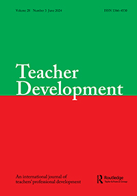 Cover image for Teacher Development, Volume 28, Issue 3
