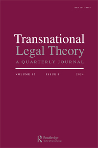 Cover image for Transnational Legal Theory, Volume 15, Issue 1