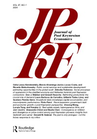 Cover image for Journal of Post Keynesian Economics, Volume 47, Issue 1