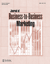 Cover image for Journal of Business-to-Business Marketing, Volume 31, Issue 2