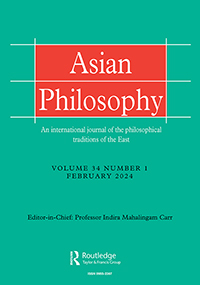 Cover image for Asian Philosophy, Volume 34, Issue 1