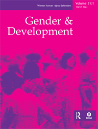 Cover image for Gender & Development, Volume 31, Issue 1