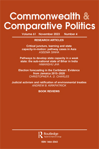 Cover image for Commonwealth & Comparative Politics, Volume 61, Issue 4