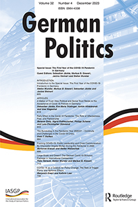 Cover image for German Politics, Volume 32, Issue 4