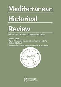 Cover image for Mediterranean Historical Review, Volume 38, Issue 2