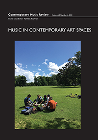 Cover image for Contemporary Music Review, Volume 42, Issue 4