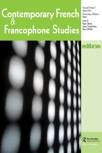 Cover image for Contemporary French and Francophone Studies, Volume 28, Issue 2