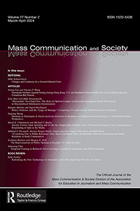 Cover image for Mass Communication and Society, Volume 27, Issue 2
