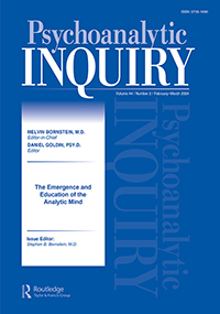 Cover image for Psychoanalytic Inquiry, Volume 44, Issue 2