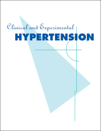 Cover image for Clinical and Experimental Hypertension. Part A: Theory and Practice, Volume 45, Issue 1