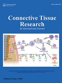 Cover image for Connective Tissue Research, Volume 65, Issue 1