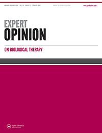 Cover image for Expert Opinion on Biological Therapy, Volume 24, Issue 1-2