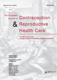 Cover image for The European Journal of Contraception & Reproductive Health Care, Volume 29, Issue 2