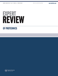 Cover image for Expert Review of Proteomics, Volume 21, Issue 1-3