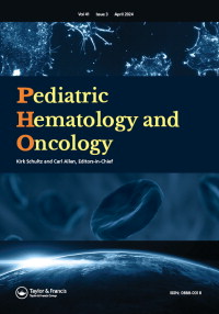 Cover image for Pediatric Hematology and Oncology, Volume 41, Issue 3
