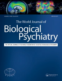 Cover image for The World Journal of Biological Psychiatry, Volume 25, Issue 3