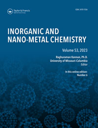 Cover image for Inorganic and Nano-Metal Chemistry, Volume 53, Issue 6