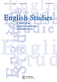 Cover image for English Studies, Volume 105, Issue 1