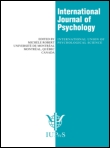 Cover image for International Journal of Psychology, Volume 48, Issue 5