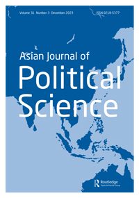 Cover image for Asian Journal of Political Science, Volume 31, Issue 3