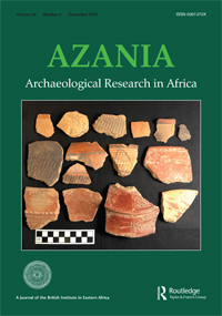 Cover image for Azania: Archaeological Research in Africa, Volume 58, Issue 4
