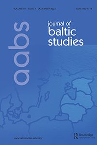Cover image for Journal of Baltic Studies, Volume 54, Issue 4
