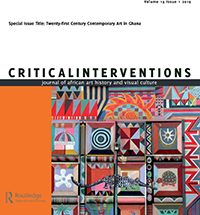 Cover image for Critical Interventions, Volume 13, Issue 1