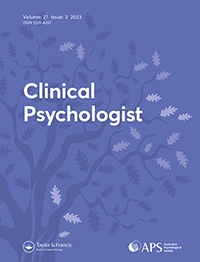 Cover image for Clinical Psychologist, Volume 27, Issue 3