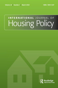 Cover image for International Journal of Housing Policy, Volume 24, Issue 1