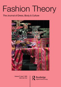 Cover image for Fashion Theory, Volume 27, Issue 7