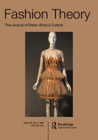 Cover image for Fashion Theory, Volume 28, Issue 1