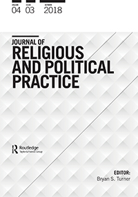 Cover image for Journal of Religious and Political Practice, Volume 4, Issue 3