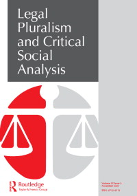 Cover image for Legal Pluralism and Critical Social Analysis, Volume 55, Issue 3
