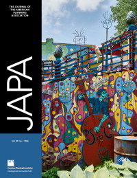 Cover image for Journal of the American Planning Association, Volume 90, Issue 1