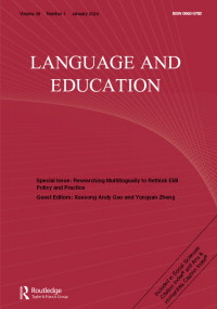 Cover image for Language and Education, Volume 38, Issue 1