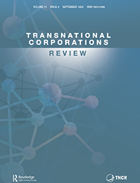 Cover image for Transnational Corporations Review, Volume 14, Issue 3