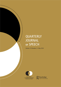 Cover image for Quarterly Journal of Speech, Volume 110, Issue 2