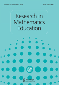 Cover image for Research in Mathematics Education, Volume 26, Issue 1
