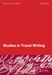 Cover image for Studies in Travel Writing, Volume 26, Issue 2