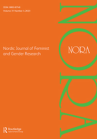 Cover image for NORA - Nordic Journal of Feminist and Gender Research, Volume 31, Issue 4