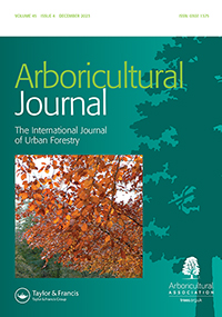 Cover image for Arboricultural Journal, Volume 45, Issue 4