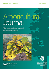 Cover image for Arboricultural Journal, Volume 46, Issue 1