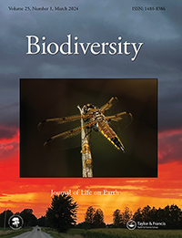 Cover image for Biodiversity, Volume 25, Issue 1