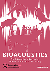 Cover image for Bioacoustics, Volume 33, Issue 1