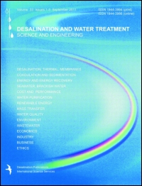 Cover image for Desalination and Water Treatment, Volume 57, Issue 59