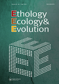 Cover image for Ethology Ecology & Evolution, Volume 36, Issue 3