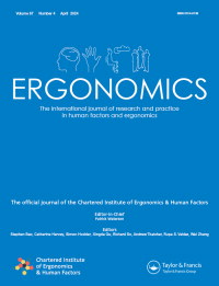 Cover image for Ergonomics, Volume 67, Issue 4