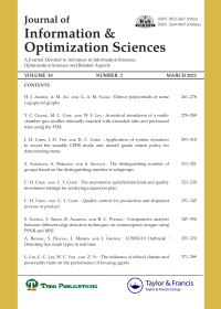 Cover image for Journal of Information and Optimization Sciences, Volume 43, Issue 7